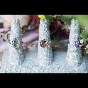 Sterling silver zultanite ring